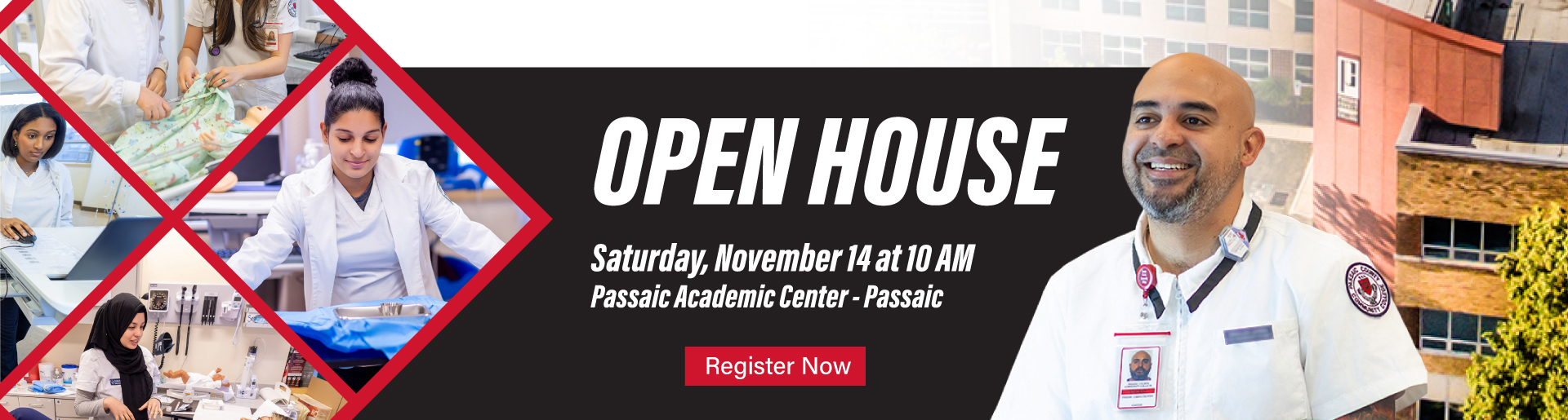 Open House. Saturday, November 14, 2026. Passaic Academic Center - Passaic, NJ